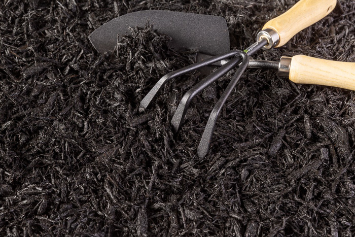 Dyed Black Mulch